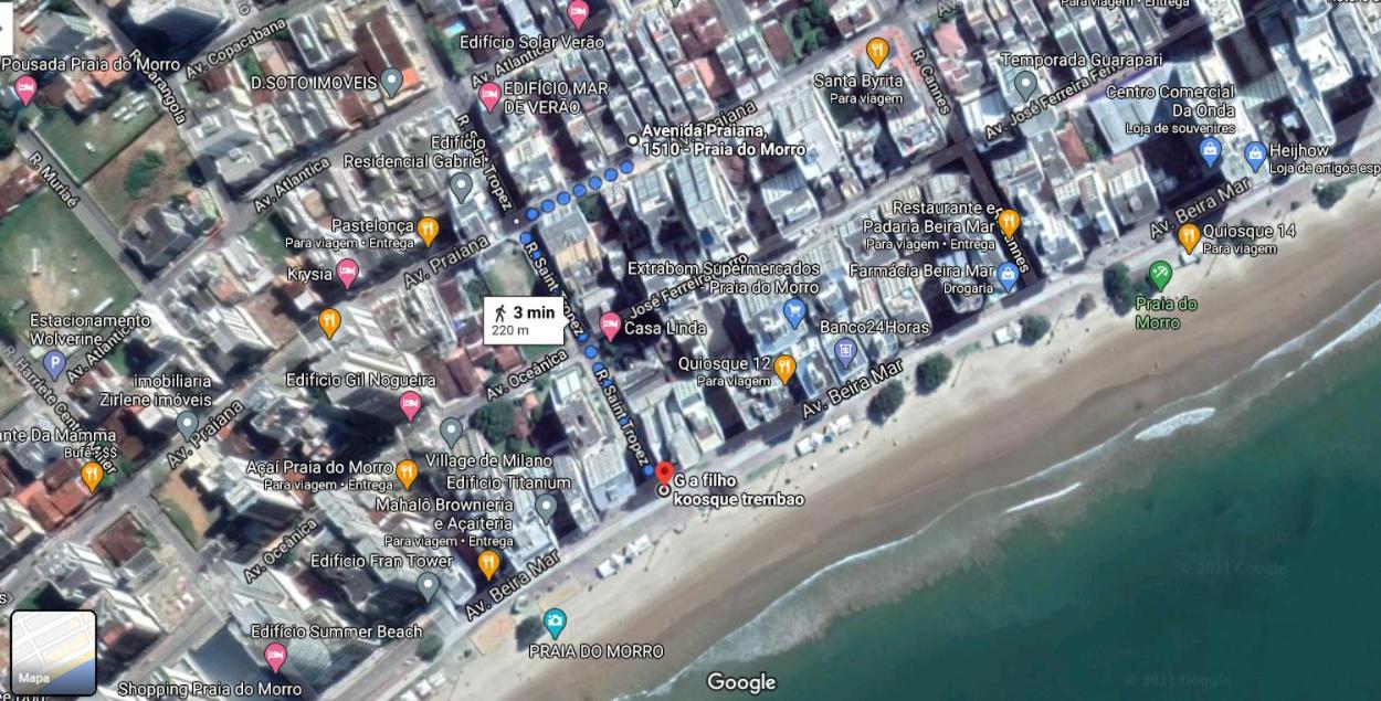 Apartamento A 200M Da Praia Do Morro Com Wifi グアラパリー エクステリア 写真